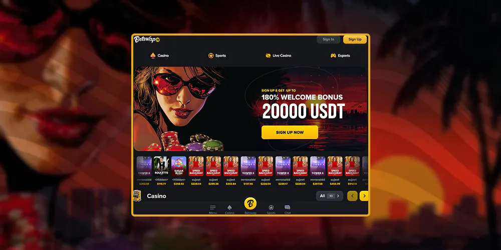 Visit the official casino site